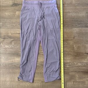 lululemon athletica lavender drawstring lounge pants